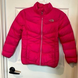 Girls M North Face puffer jacket